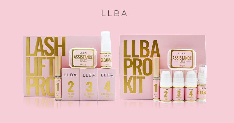 Explora el kit de levantamiento de pestañas profesional LLBA