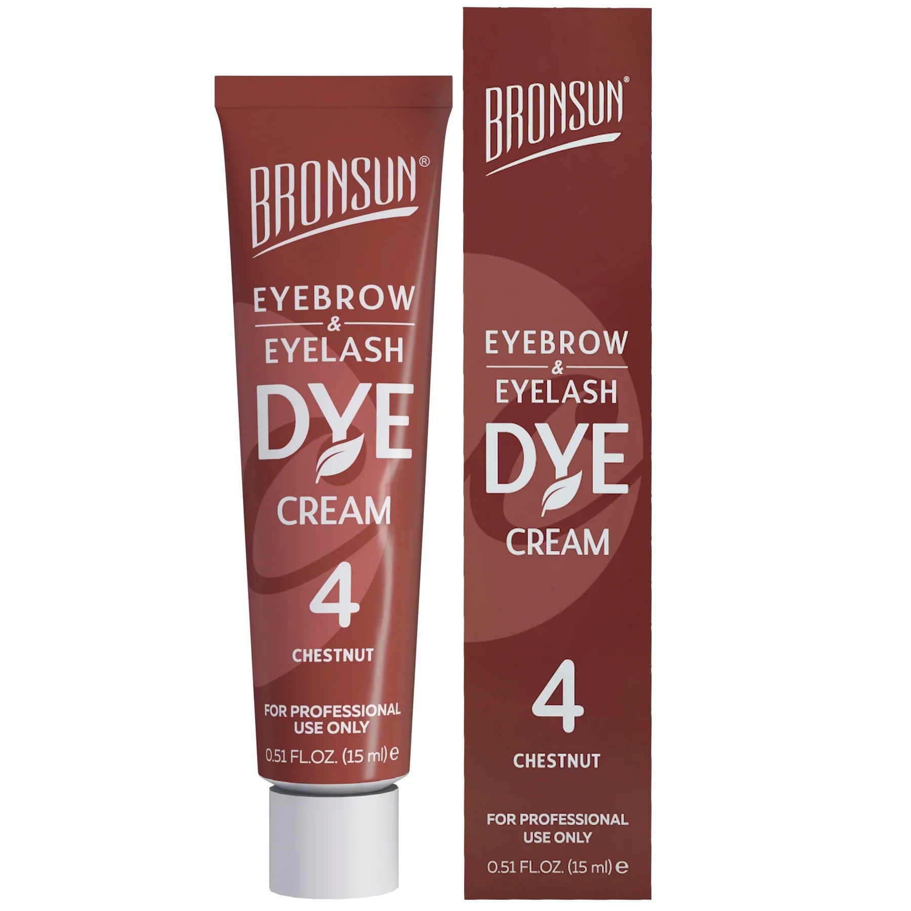 Bronsun Brow and Lash Cream Dye - Chestnut