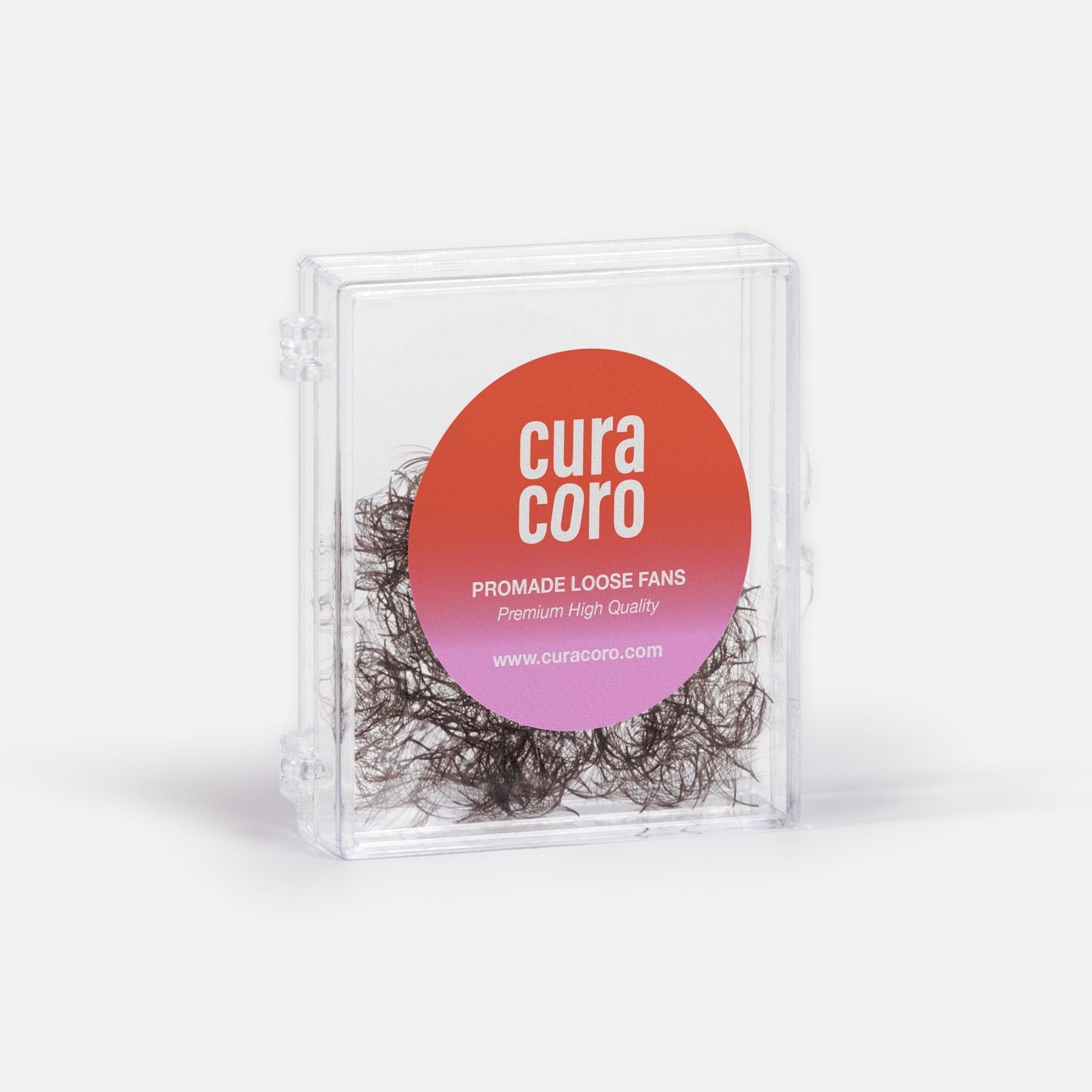 Brown Promade fans loose 5D 0.07 Clear Case Over White Background