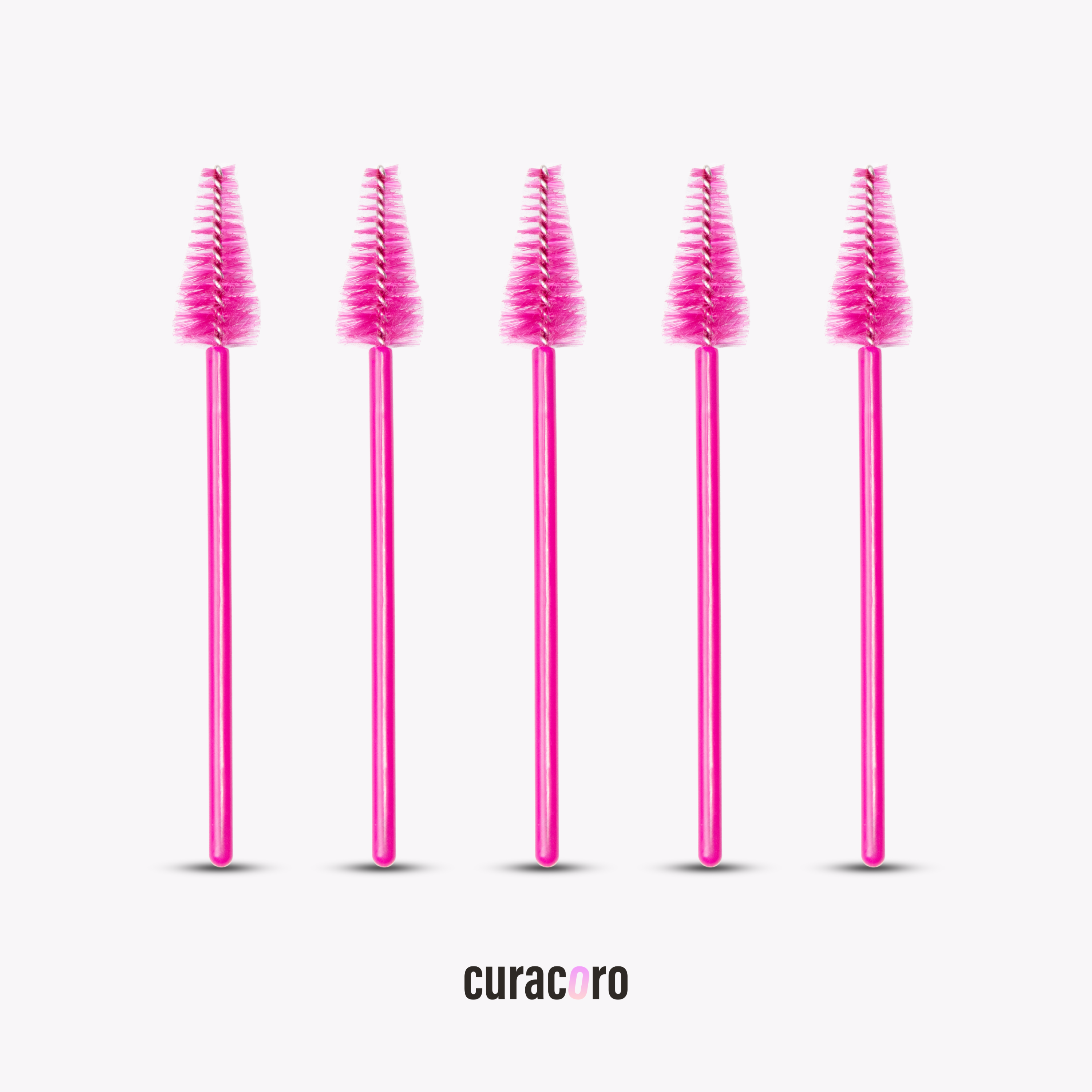 Teardrop-Shaped Mascara Brush Wand