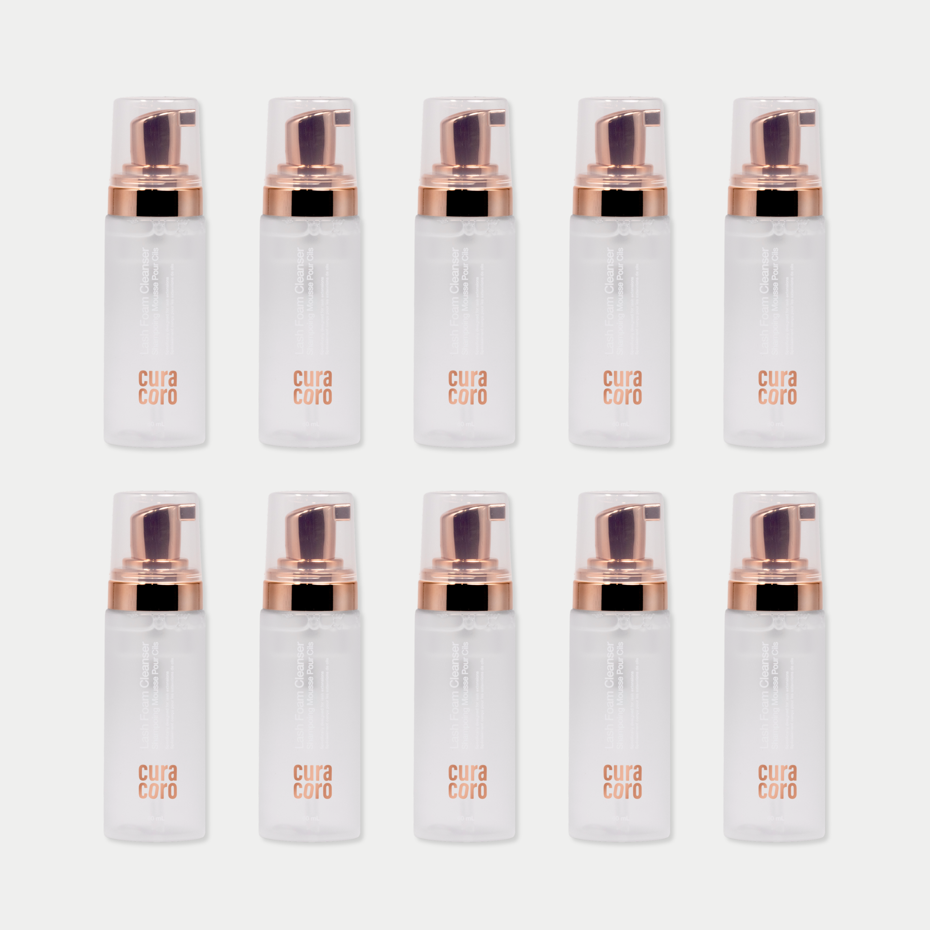Bundle 10 x Curacoro Lash Foam Bath 60ml (Unscented)