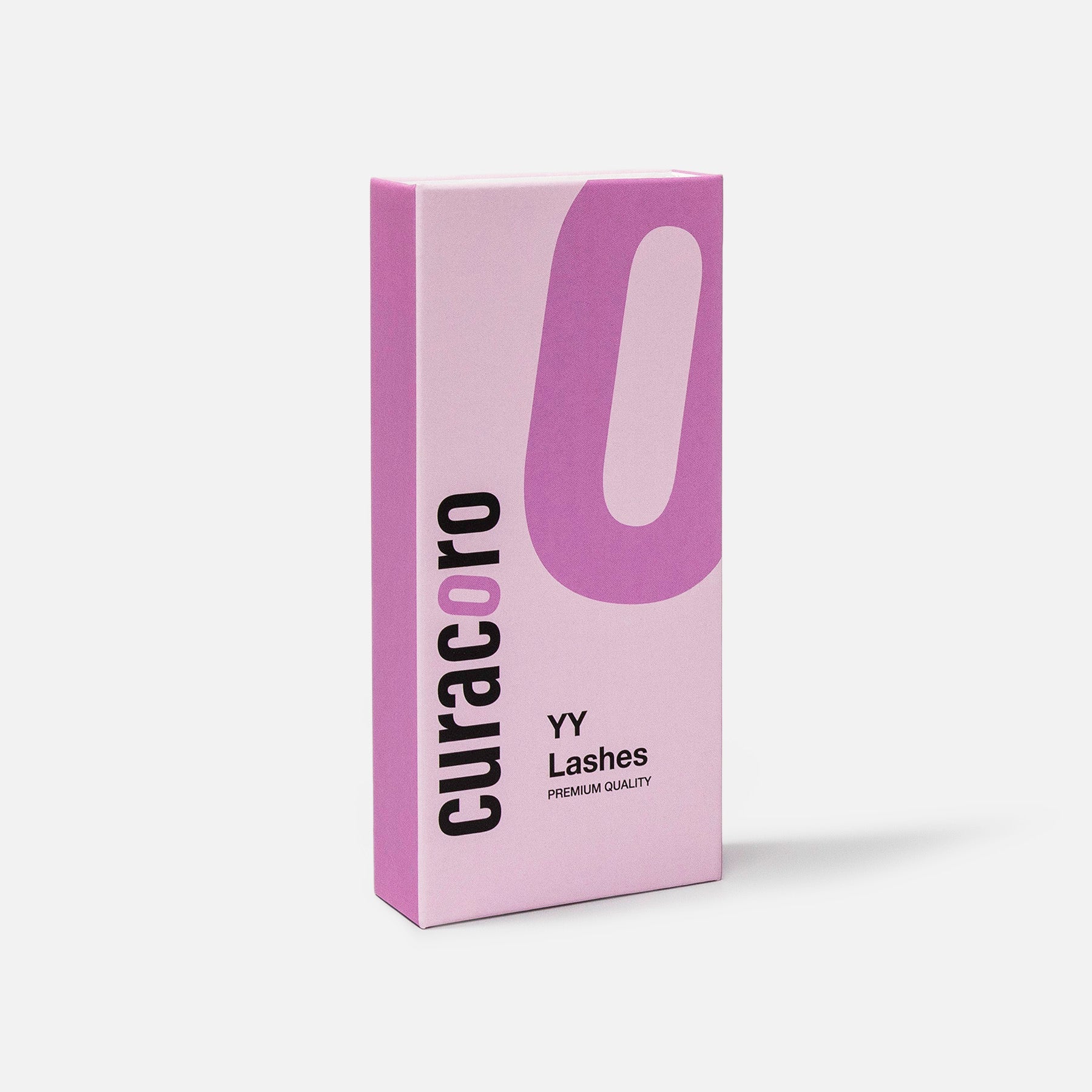 Narrow YY Lashes – Compact 2D Volume Fans for Hybrid & Classic Sets | Curacoro