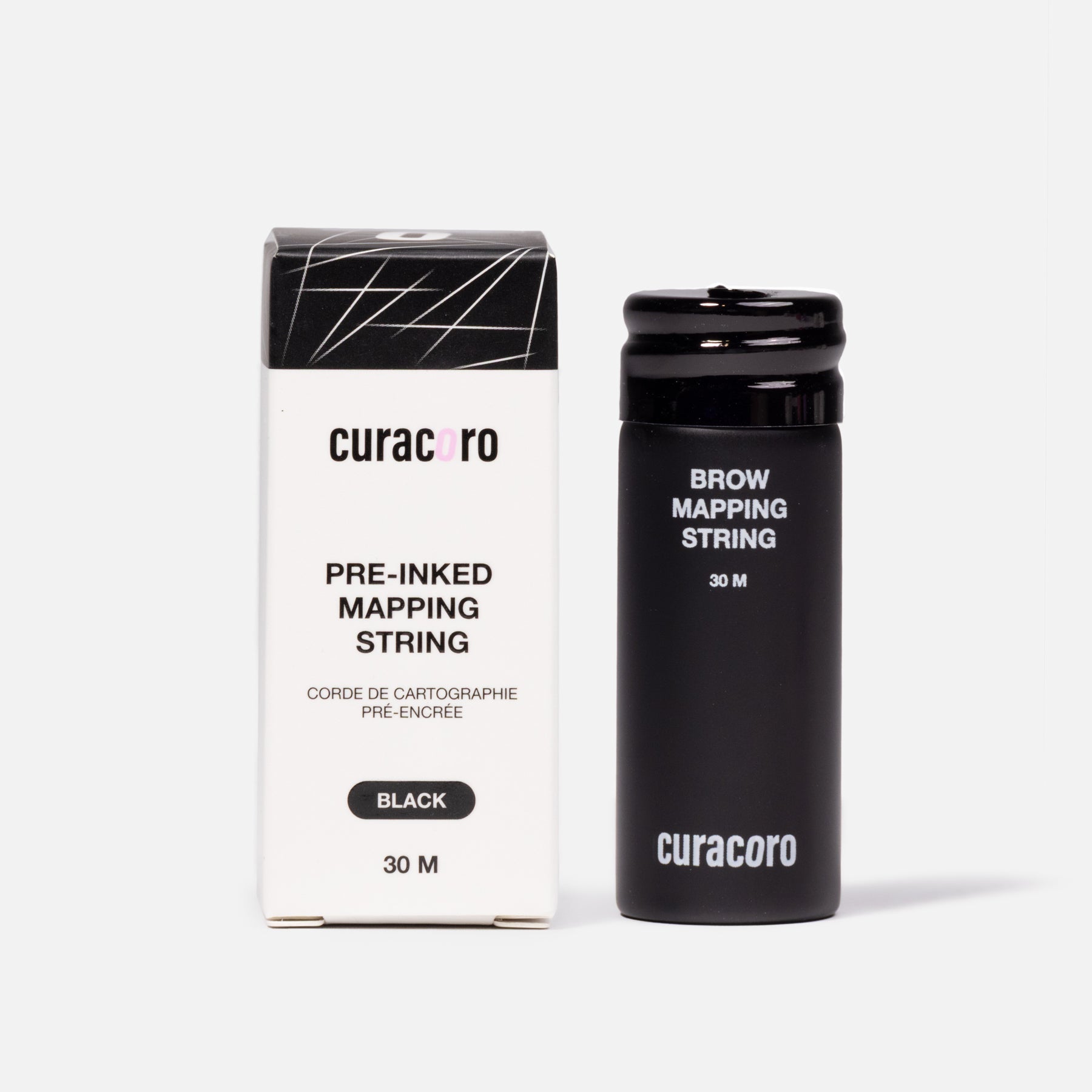 Cuerda para mapeo de cejas (caja de hojalata)