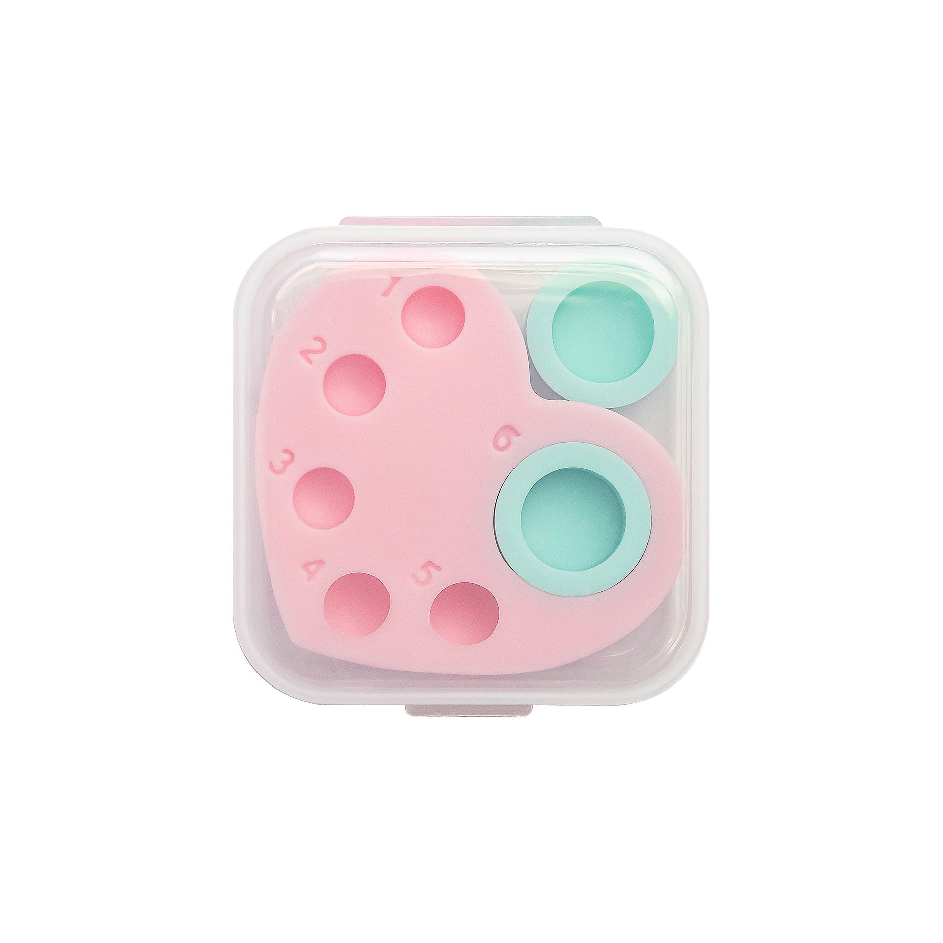 Heart Silicon Palette for Lash Lift inside of its box.