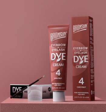 Bronsun Brow and Lash Cream Dye - Chestnut