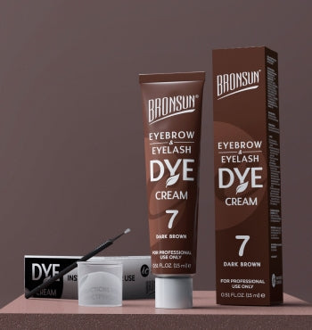 Bronsun Brow and Lash Cream Dye - Dark Brown