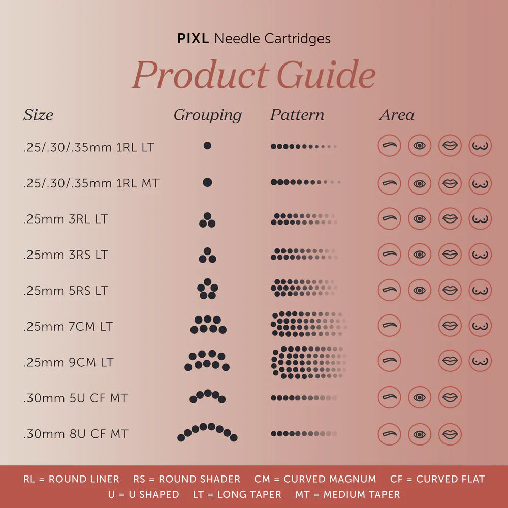 Tina Davies Needle PIXL Cart 0.35 1 Round Liner Medium Taper
