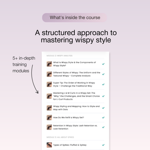 Wispy Design Lash Online Training