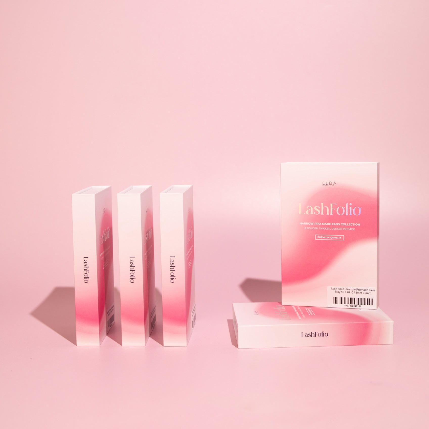 Abanicos LashFolio Promade 5D (curva L) 