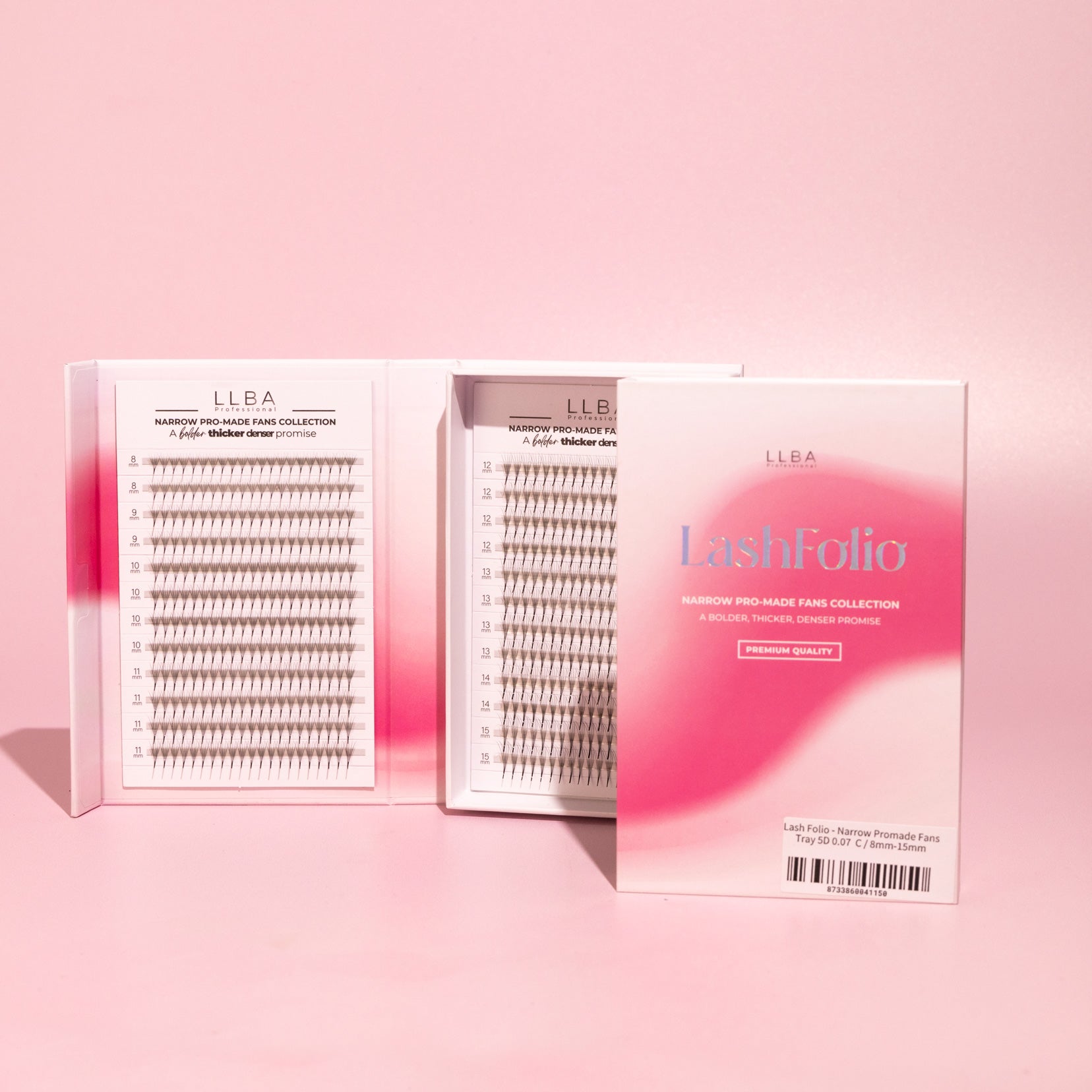 Abanicos LashFolio Promade 5D (curva L) 