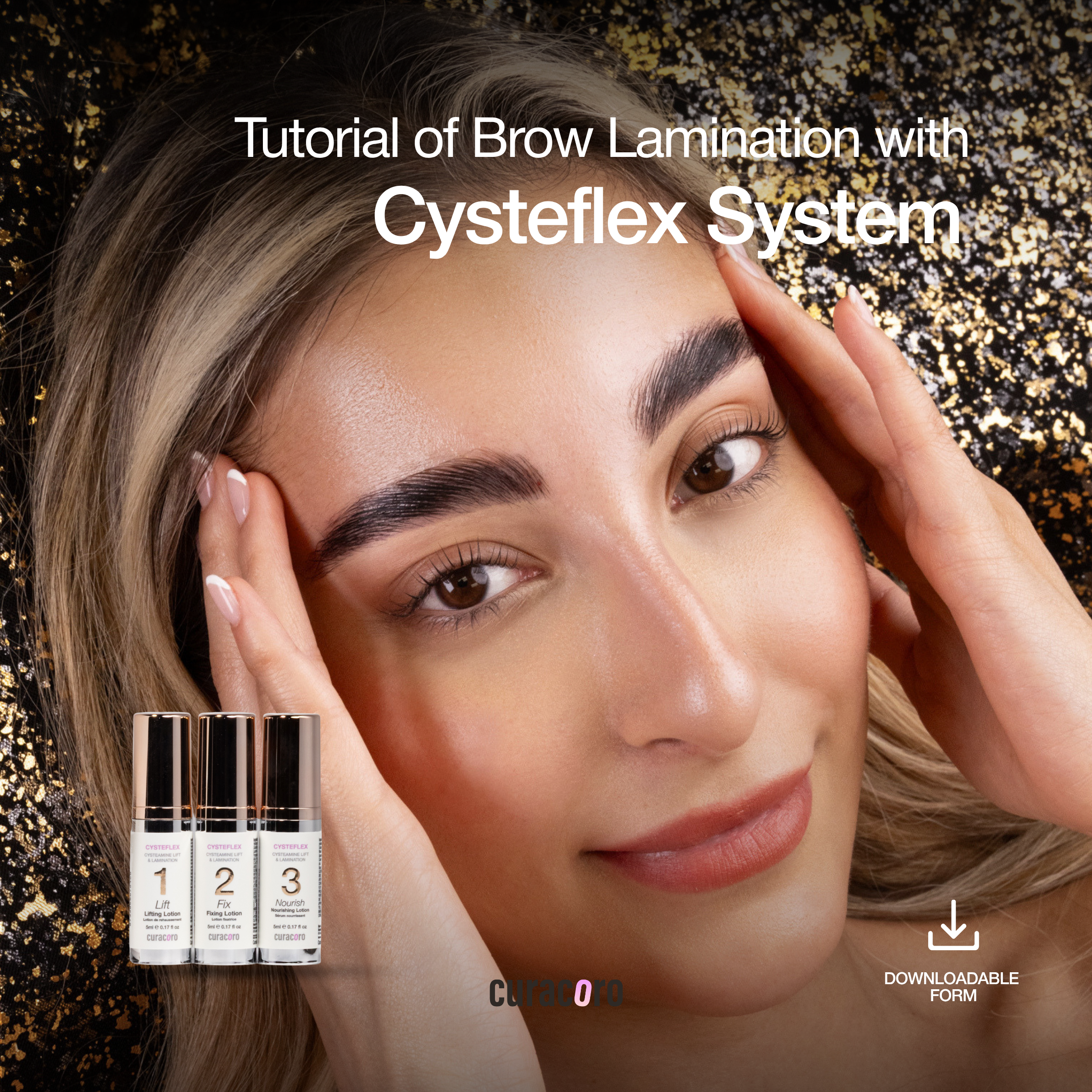 Tutorial for Brow Lamination and Tint with Cysteflex system