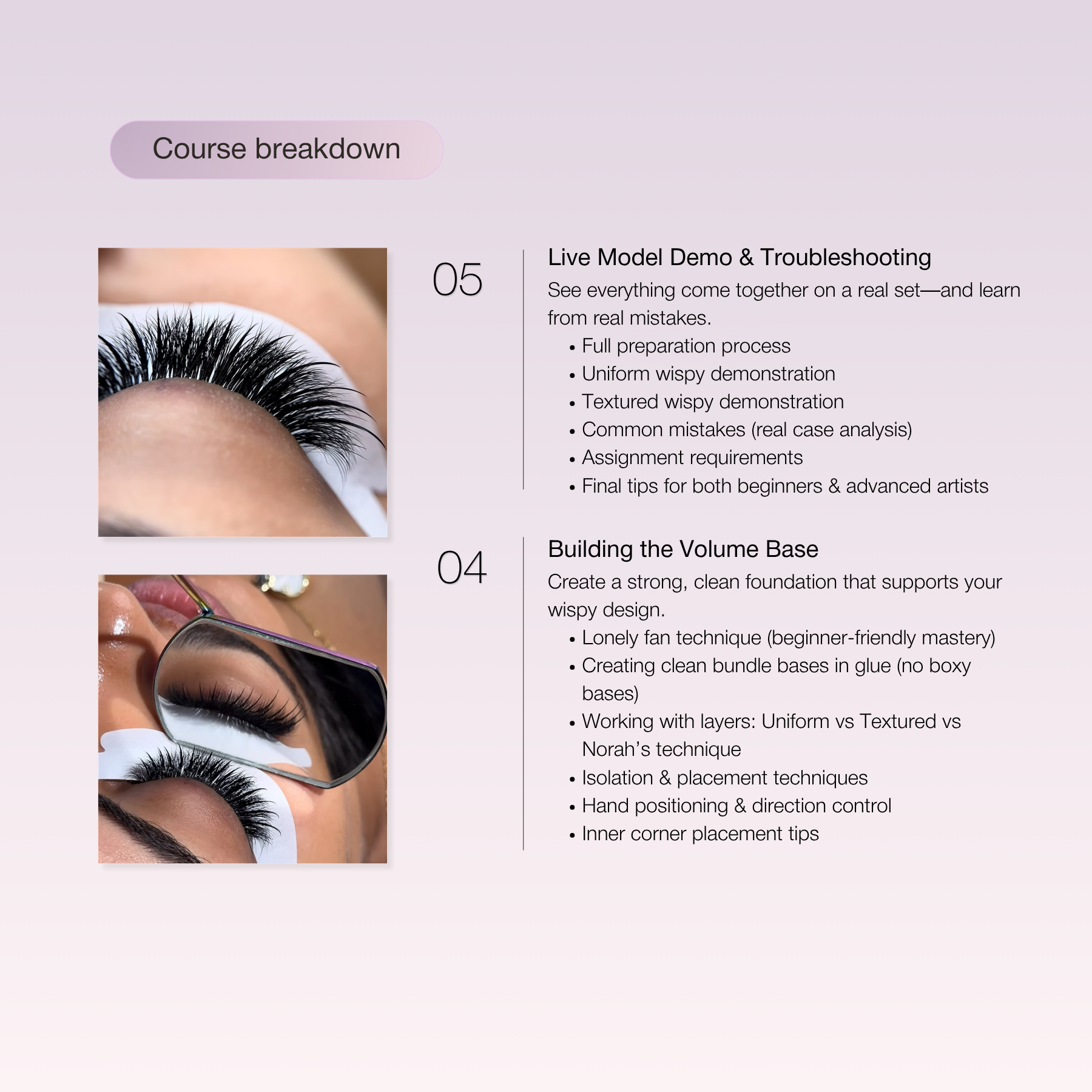 Wispy Design Lash Online Training