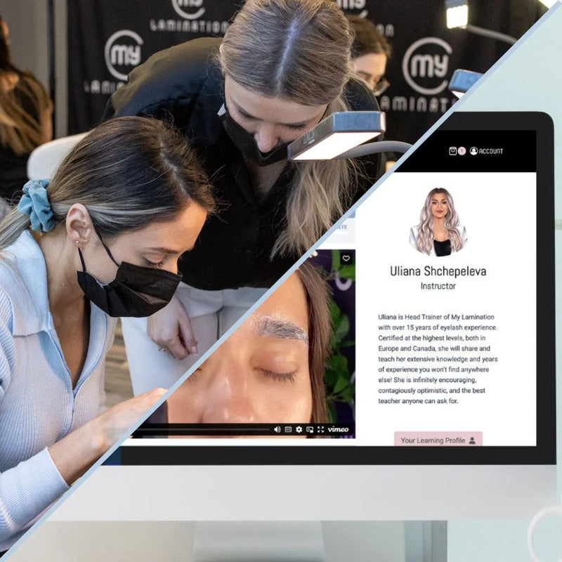 My Lamination Lash Lift and Brow Lamination Online Training Combo (See link in description)