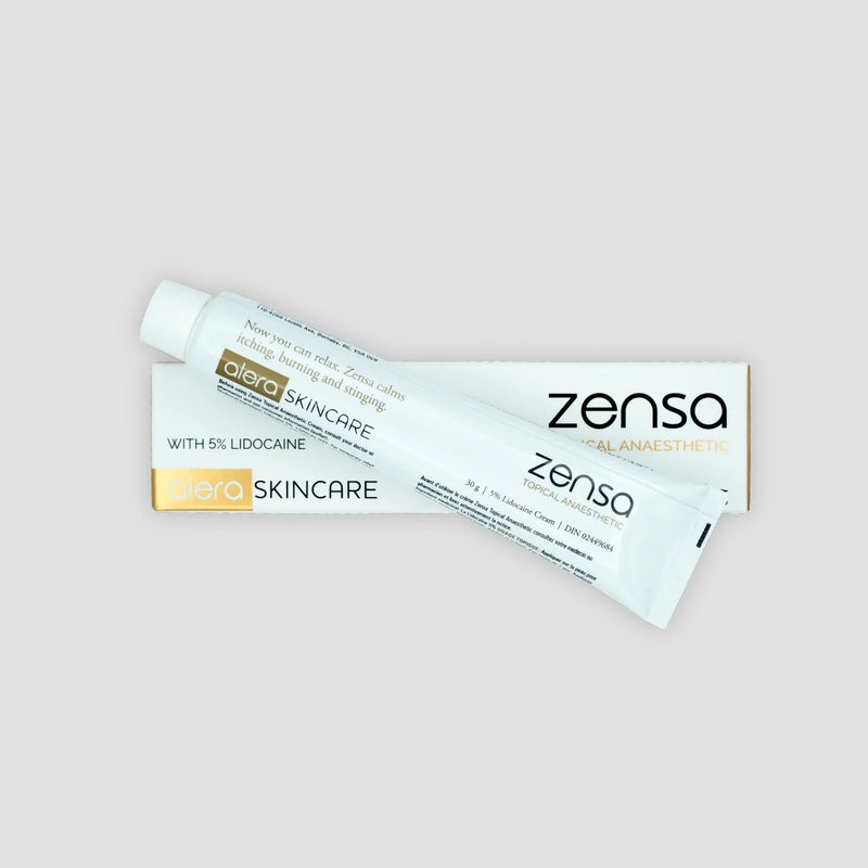  Zensa Numbing Cream product with packaging displayed