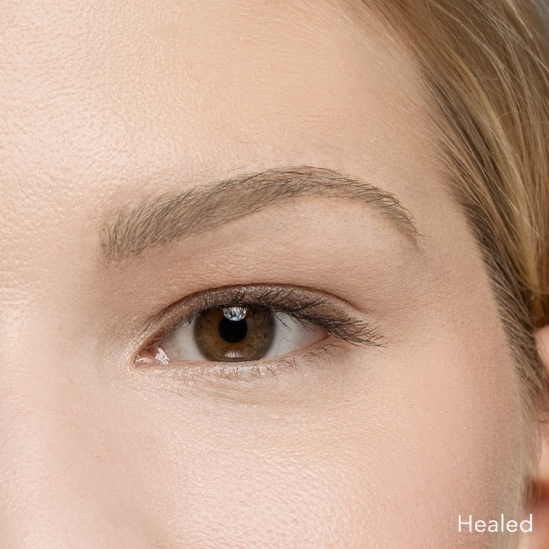 Blonde Brow Pigments demonstrated on model&