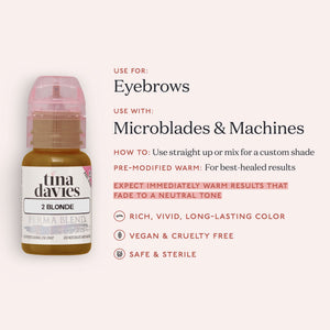 Brow Pigments Blonde usage tips and product features 