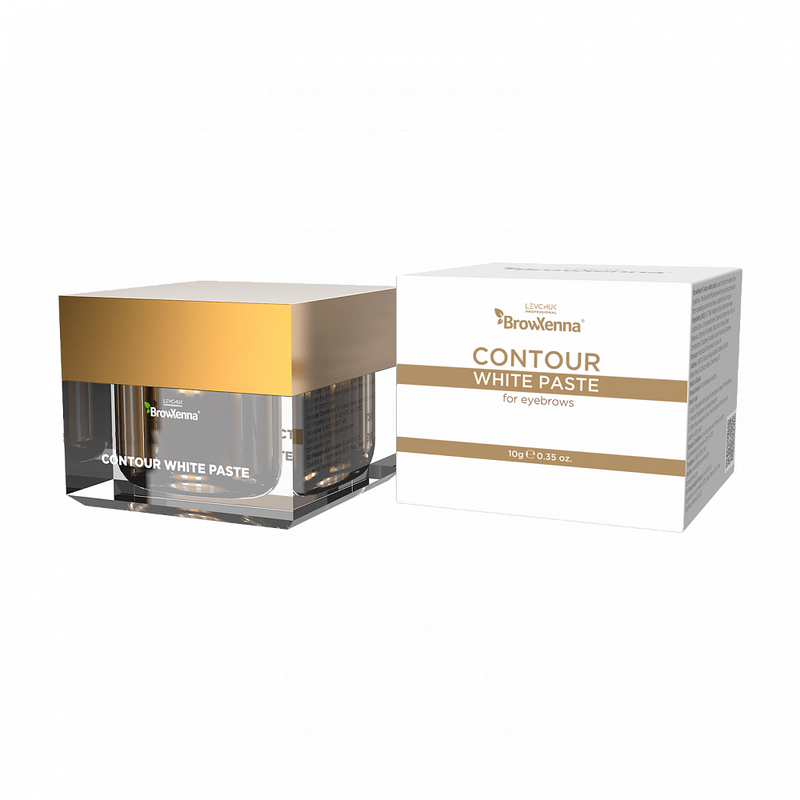 BrowXenna® White Contour paste, 10g - product display 