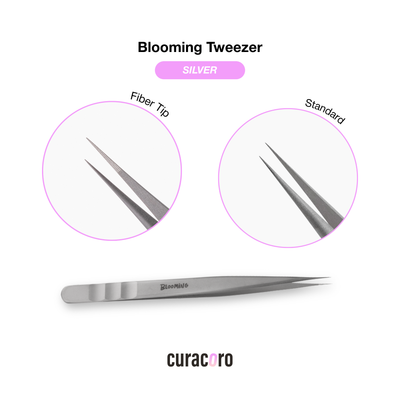 Blooming Straight Isolation Tweezer – Classic Lash Tool | Curacoro