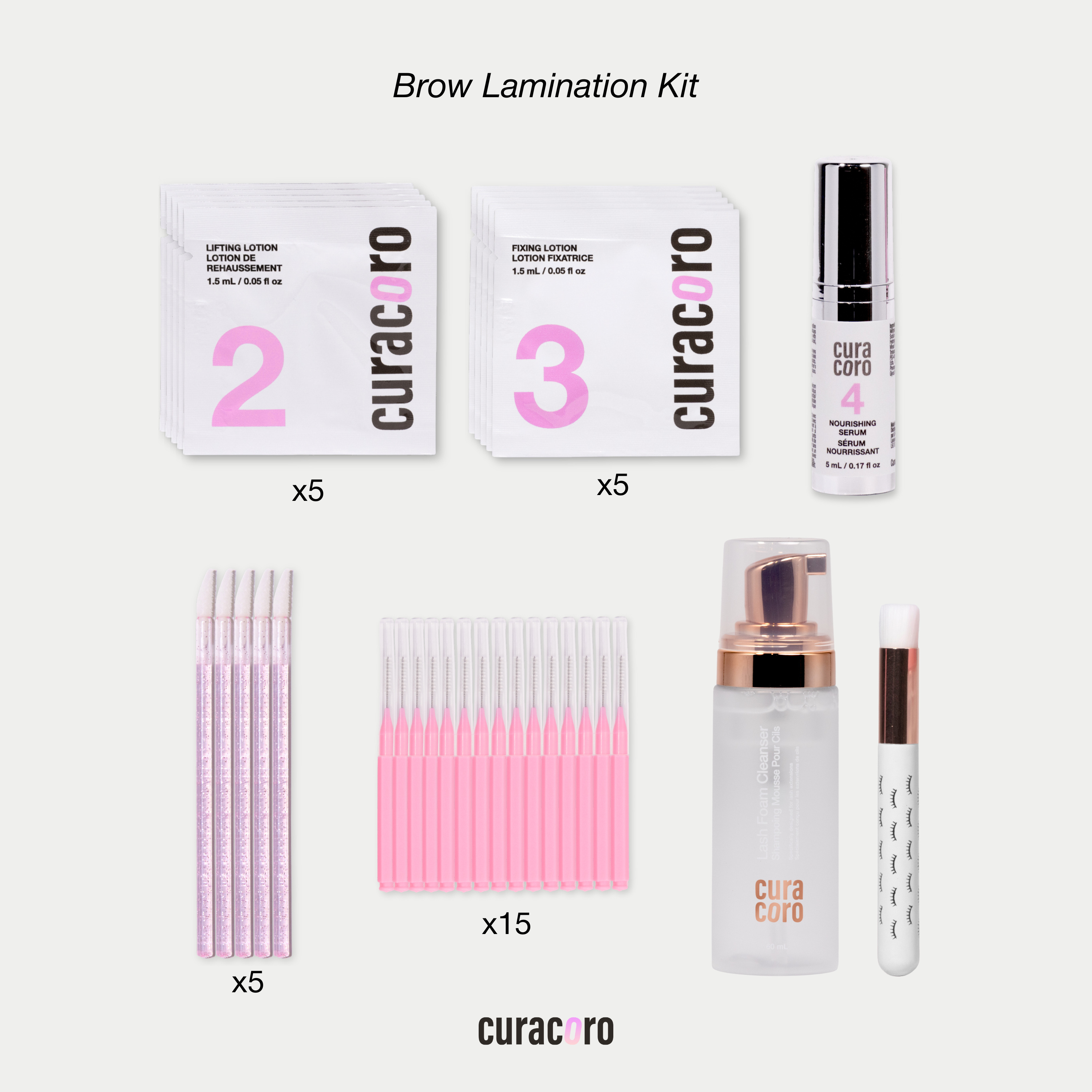 Brow Lamination Kit – Salon-Quality Brow Lift at Home | Curacoro