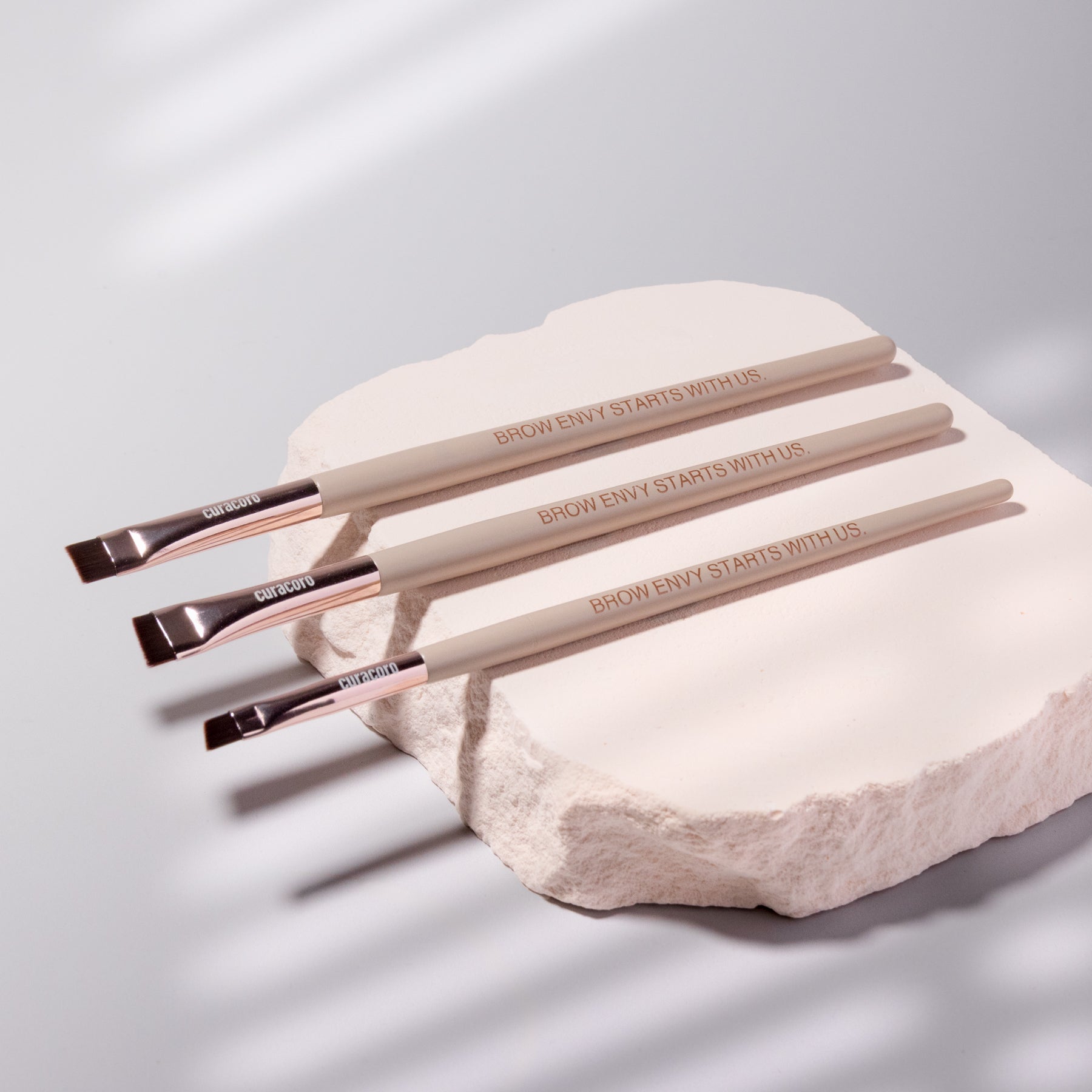 Curacoro Brow Brush Set (3 pieces)