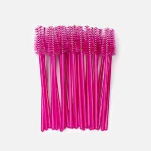 Teardrop-Shaped Mascara Brush Wand