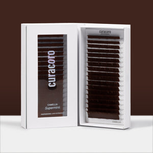 Camellia Super Mink Textured Lashes - Dark Brown 0.07mm