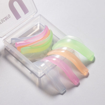 Love Jelly Hybrid Lash Lift Shields - 4 Color-Coded Pairs | Curacoro