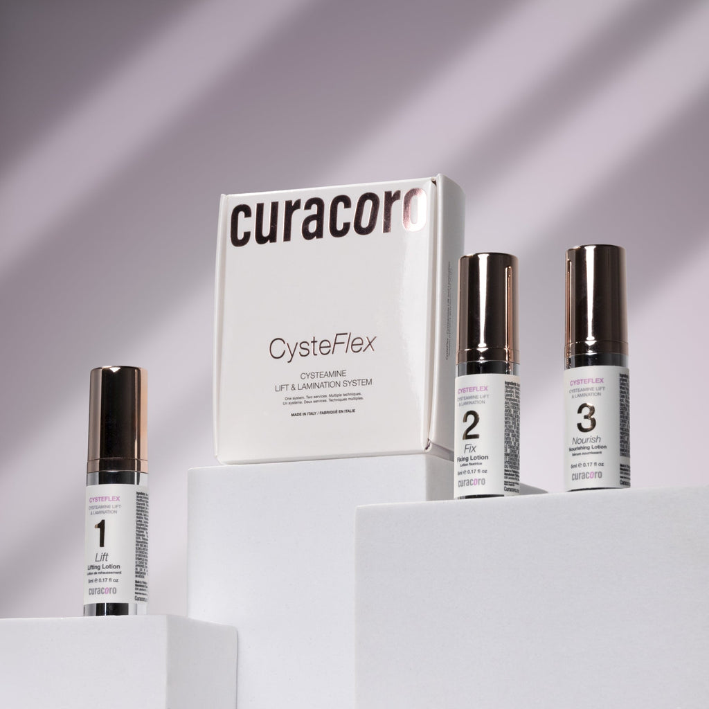 Cysteamine Lash Lift & Brow Lamination Kit 3 Step | Curacoro