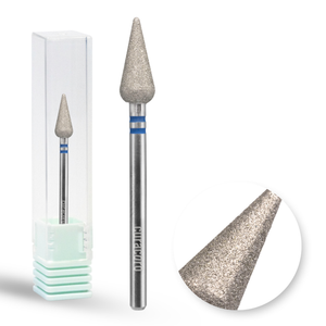 Cuticle Nail Drill Bit – Diamond Bit 5×12mm (Bud/Candle) - Medium/Fine