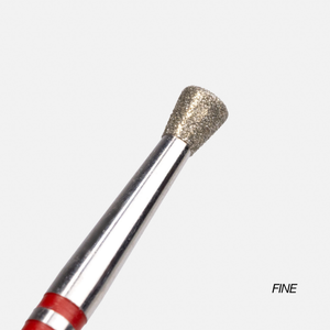 Cuticle Nail Drill Bit – Diamond Bit 2.5 × 2.7mm (Conical Micro / Inverted Cone) – Fine