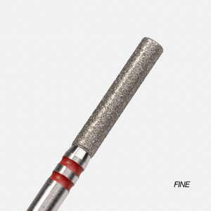 Cuticle Nail Drill Bit – Diamond Bit 2.3 × 12 mm (Flat Barrel) - Medium/Fine