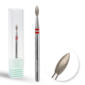 Cuticle Nail Drill Bit – Diamond Bit 2.1×5.7mm (Nib) - Medium/Fine