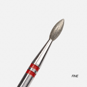 Cuticle Nail Drill Bit – Diamond Bit 2.1×5.7mm (Nib) - Medium/Fine