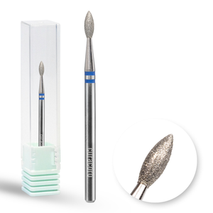 Cuticle Nail Drill Bit – Diamond Bit 2.1×5.7mm (Nib) - Medium/Fine