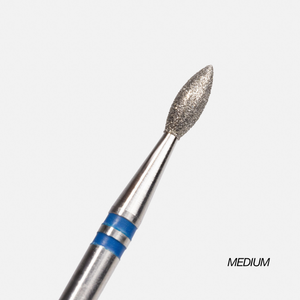 Cuticle Nail Drill Bit – Diamond Bit 2.1×5.7mm (Nib) - Medium/Fine