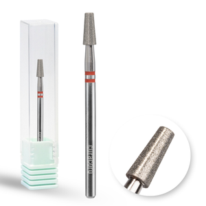 Cuticle Nail Drill Bit – Diamond Bit 3×7mm (Tapered Barrel) - Medium/Fine