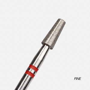 Cuticle Nail Drill Bit – Diamond Bit 3×7mm (Tapered Barrel) - Medium/Fine