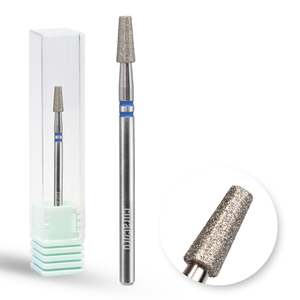 Cuticle Nail Drill Bit – Diamond Bit 3×7mm (Tapered Barrel) - Medium/Fine