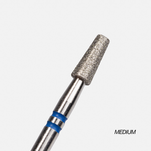 Cuticle Nail Drill Bit – Diamond Bit 3×7mm (Tapered Barrel) - Medium/Fine