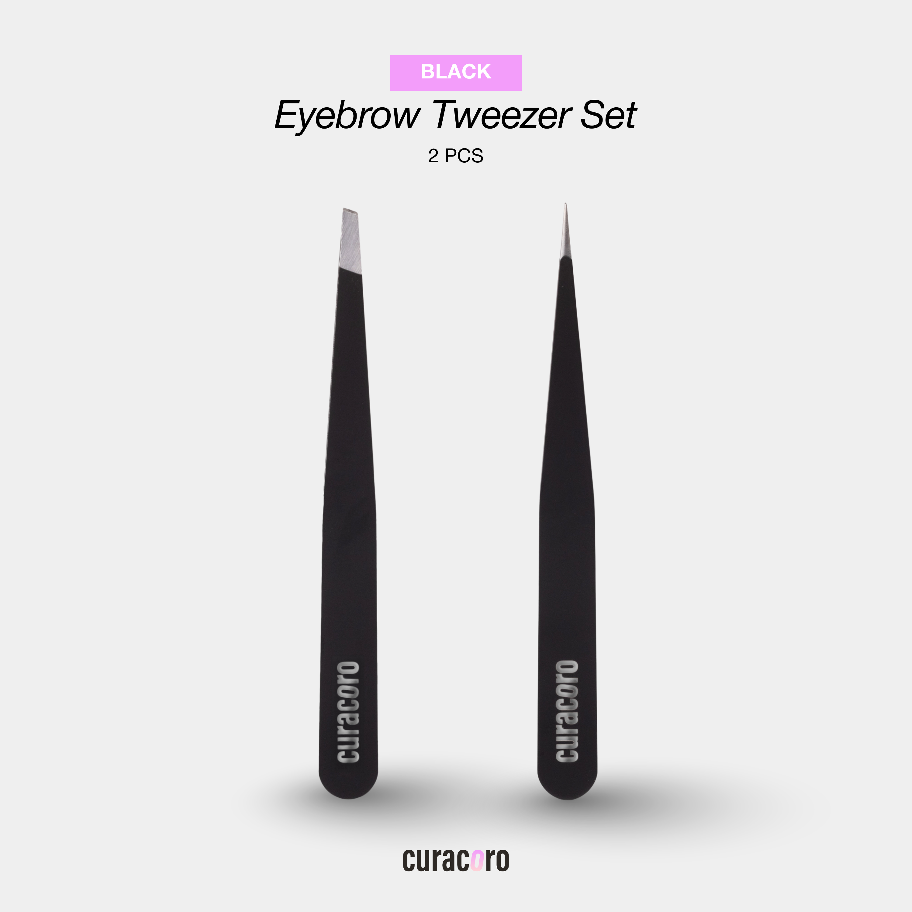 Eyebrow Tweezer Set (2pcs)