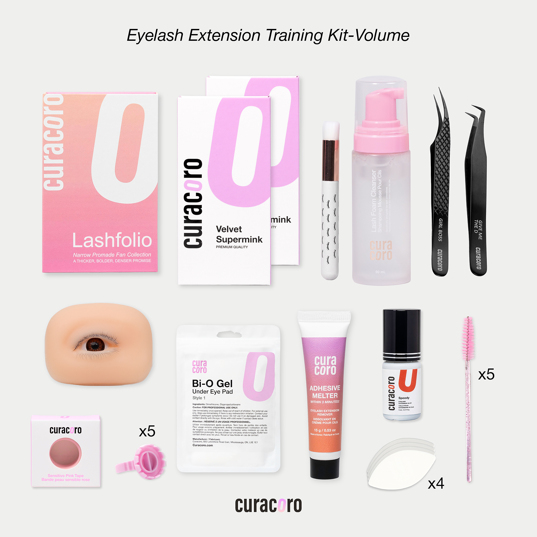 Volume Eyelash Extension Training Kit (new version)
