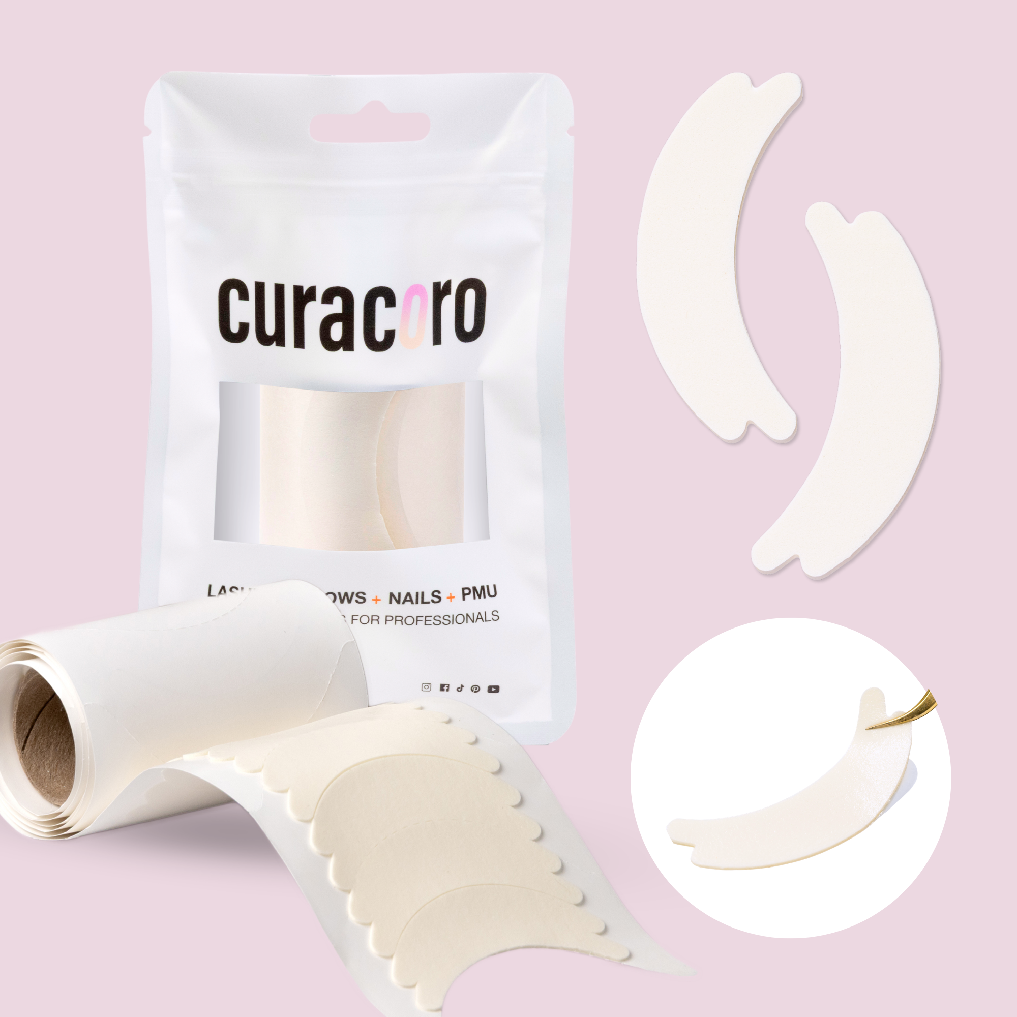 Double Hypoallergenic FOAM Under Eye Pads (46 pads)