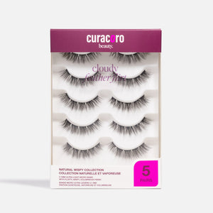 Ultra-light Micro band Strip Lash - Feather Flirt Style (5 pairs)