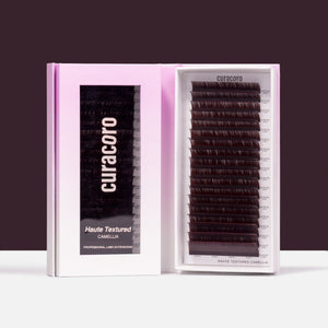 Haute Textured Cashmere Camellia Lashes 0.07 - Wine Berry Brown (Cashmere material)