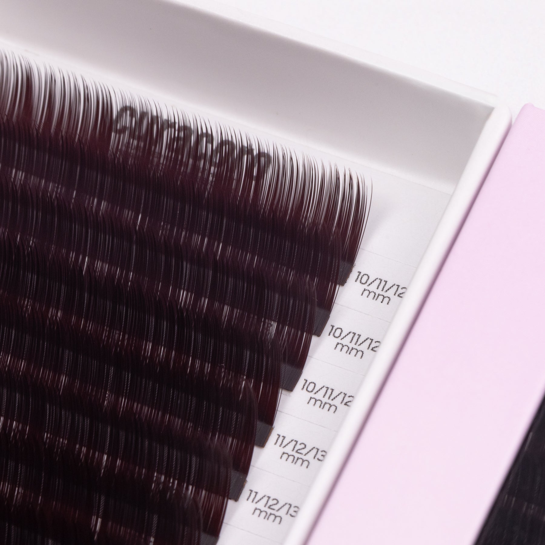 Haute Textured Cashmere Camellia Lashes 0.07 - Wine Berry Brown (Cashmere material)