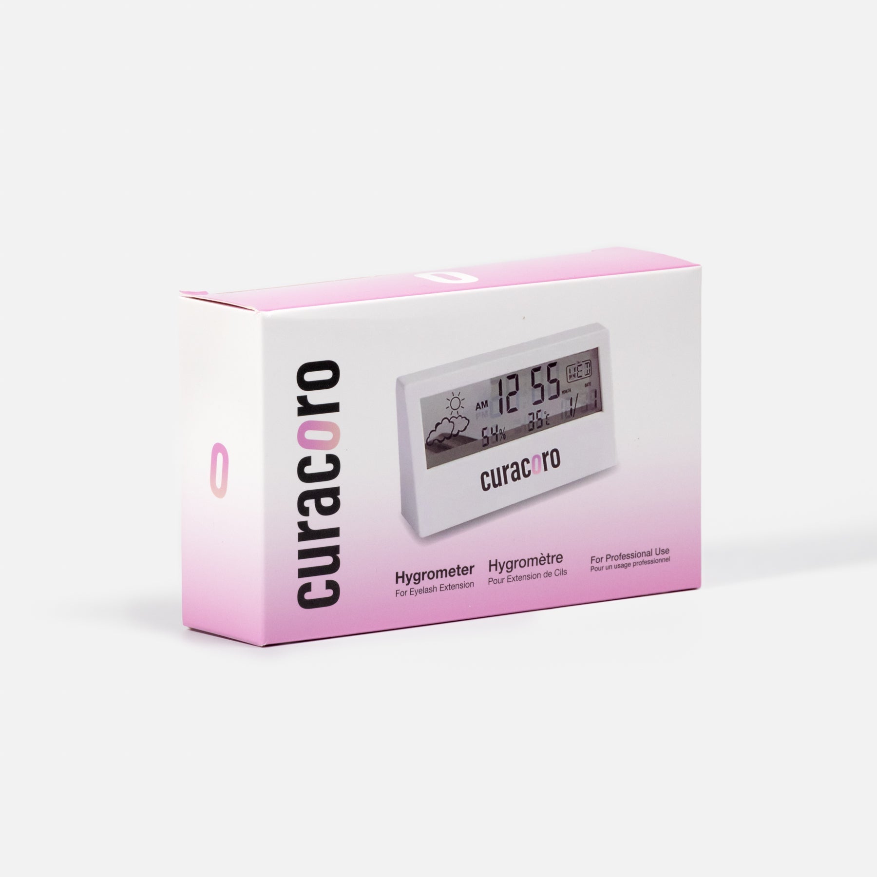 Higrómetro para extensiones de pestañas. 