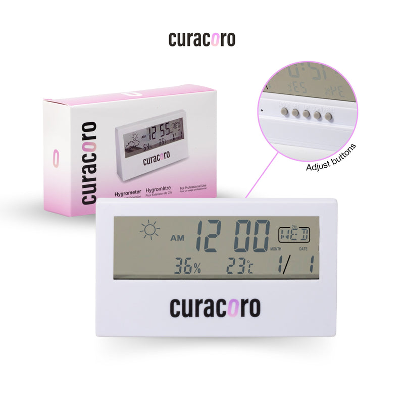 Hygrometer for eyelash extension