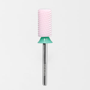 Ceramic Nail Drill Bit - Large Barrel Bits - Chamfer - Coarse 3/32"