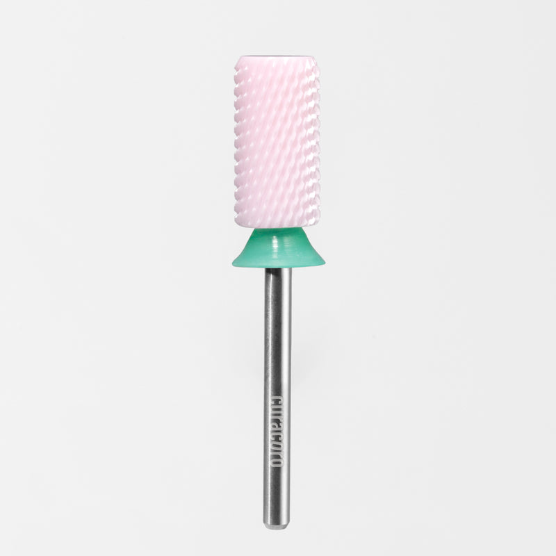Ceramic Nail Drill Bit - Large Barrel Bits - Chamfer - Coarse 3/32"