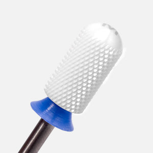 Ceramic Nail Drill Bit - Large Barrel Smooth Top Bits - Medium 3/32"